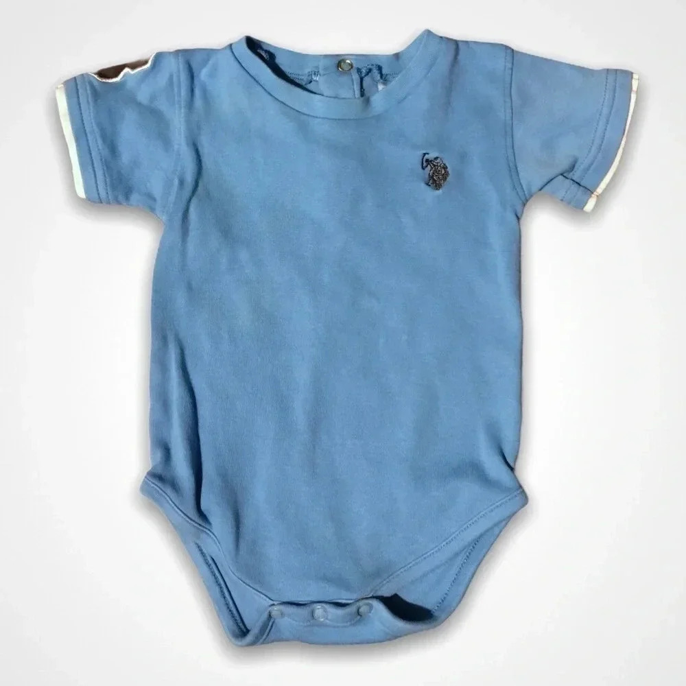 U.S Polo Assn. Blue Onesie